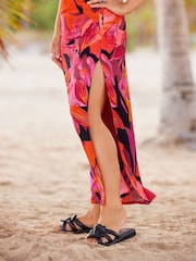 Pink Floral Myleene Klass Halter Summer Dress - Image 5 of 8