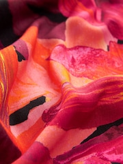 Pink Floral Myleene Klass Halter Summer Dress - Image 8 of 8