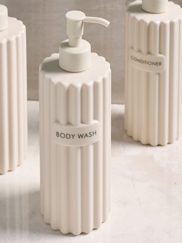 Natural Rib Reusable Dispenser Bottles - Image 2 of 3