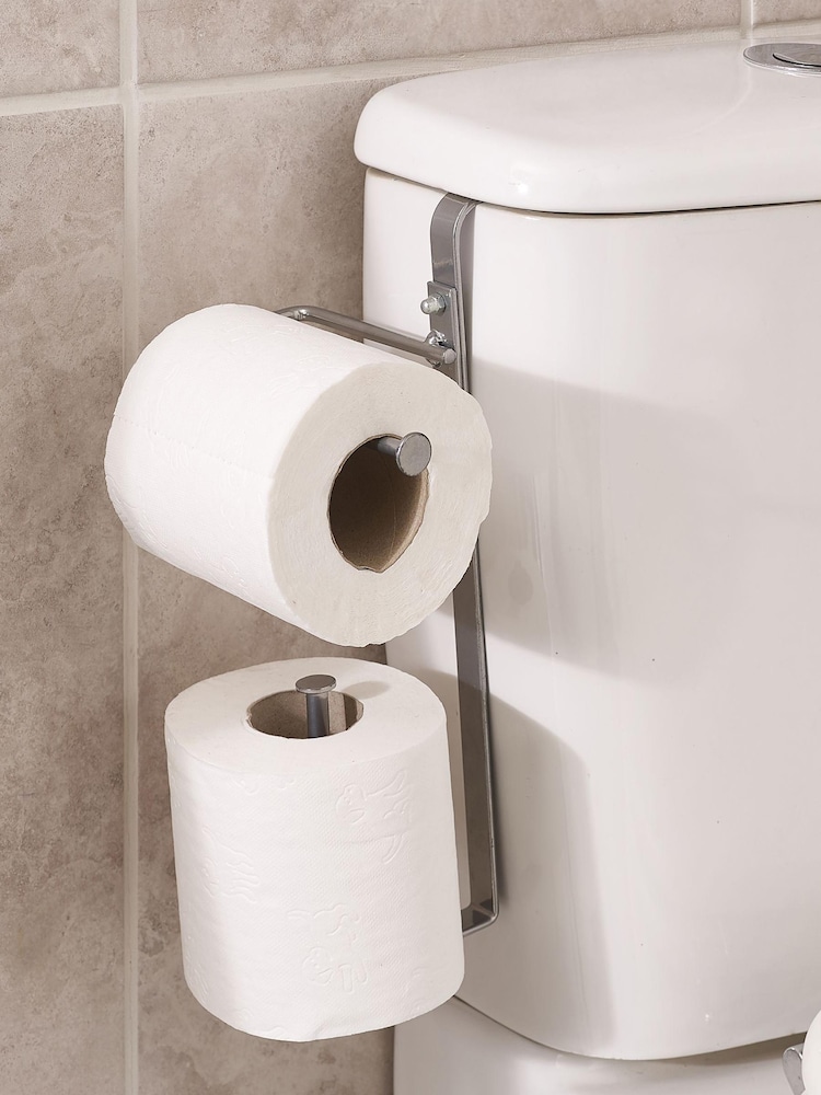 Silver Toilet Roll Holder - Image 1 of 3