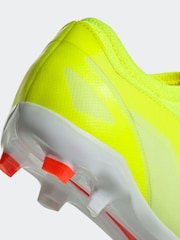 adidas Green Football X Crazyfast League Laceless Firm Ground Kids Boots - Image 10 of 10