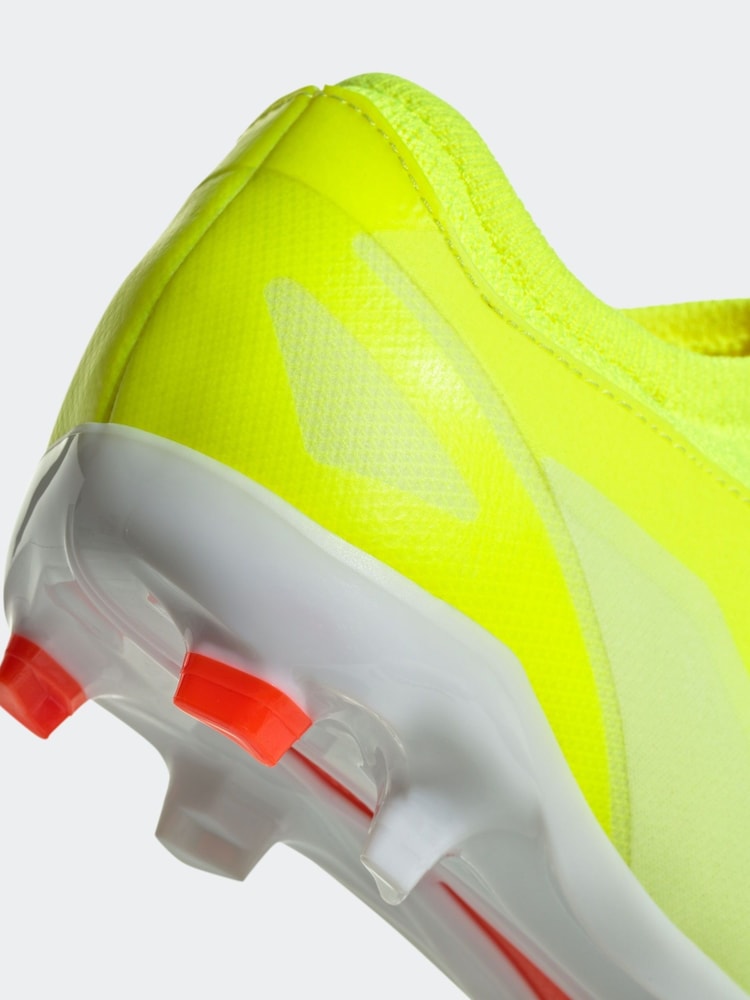 adidas Green Football X Crazyfast League Laceless Firm Ground Kids Boots - Image 10 of 10