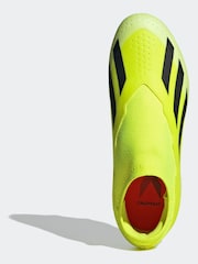 adidas Green Football X Crazyfast League Laceless Firm Ground Kids Boots - Image 7 of 10