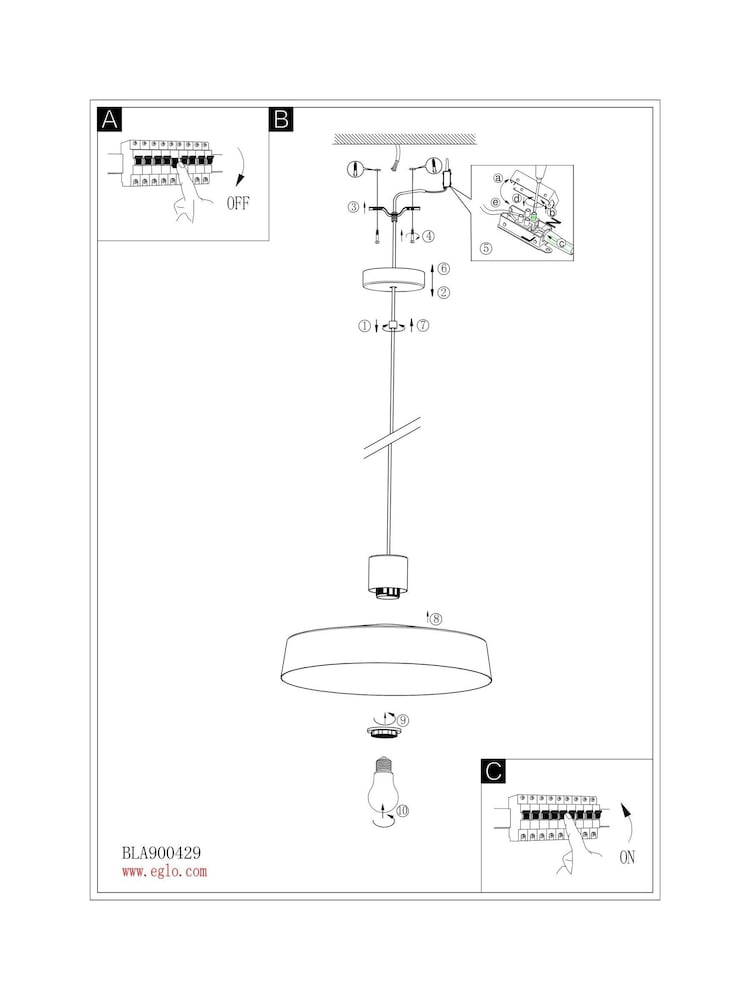Eglo Cream & Brass Valdiola IP20 Angular Pendant - Image 5 of 5 Eglo Cream & Brass Valdiola IP20 Angular Pendant - Image 5 of 5