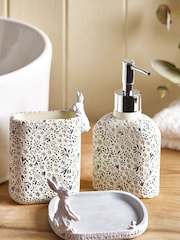 Grey Rabbit Set of 3 Dispenser, Tidy and Tray - Image 2 of 3