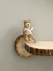 Natural Bertie Bear and Rosie Rabbit Wall Shelf - Image 3 of 4