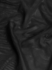 Black Mesh Midi Skirt - Image 5 of 5