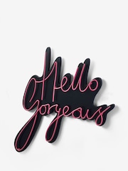 Pink Hello Gorgeous Wire Wall Sign - Image 4 of 4