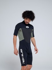 Animal Black 2mm Mens Slater Shorty Wetsuit - Image 2 of 5