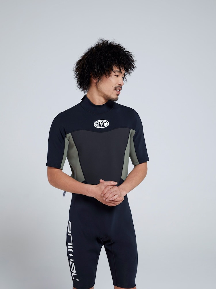 Animal Black 2mm Mens Slater Shorty Wetsuit - Image 4 of 5