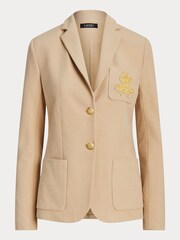 Lauren Ralph Lauren Anfisa Crest Logo Blazer Jacket - Image 8 of 8