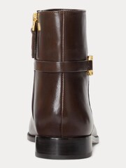 Lauren Ralph Lauren Briela Burnished Leather Boots - Image 3 of 4