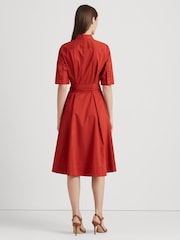 Lauren Ralph Lauren Cotton Blend Shirt Dress - Image 2 of 8