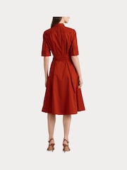 Lauren Ralph Lauren Cotton Blend Shirt Dress - Image 4 of 8