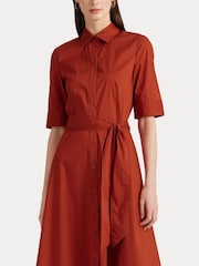 Lauren Ralph Lauren Cotton Blend Shirt Dress - Image 6 of 8