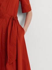 Lauren Ralph Lauren Cotton Blend Shirt Dress - Image 7 of 8
