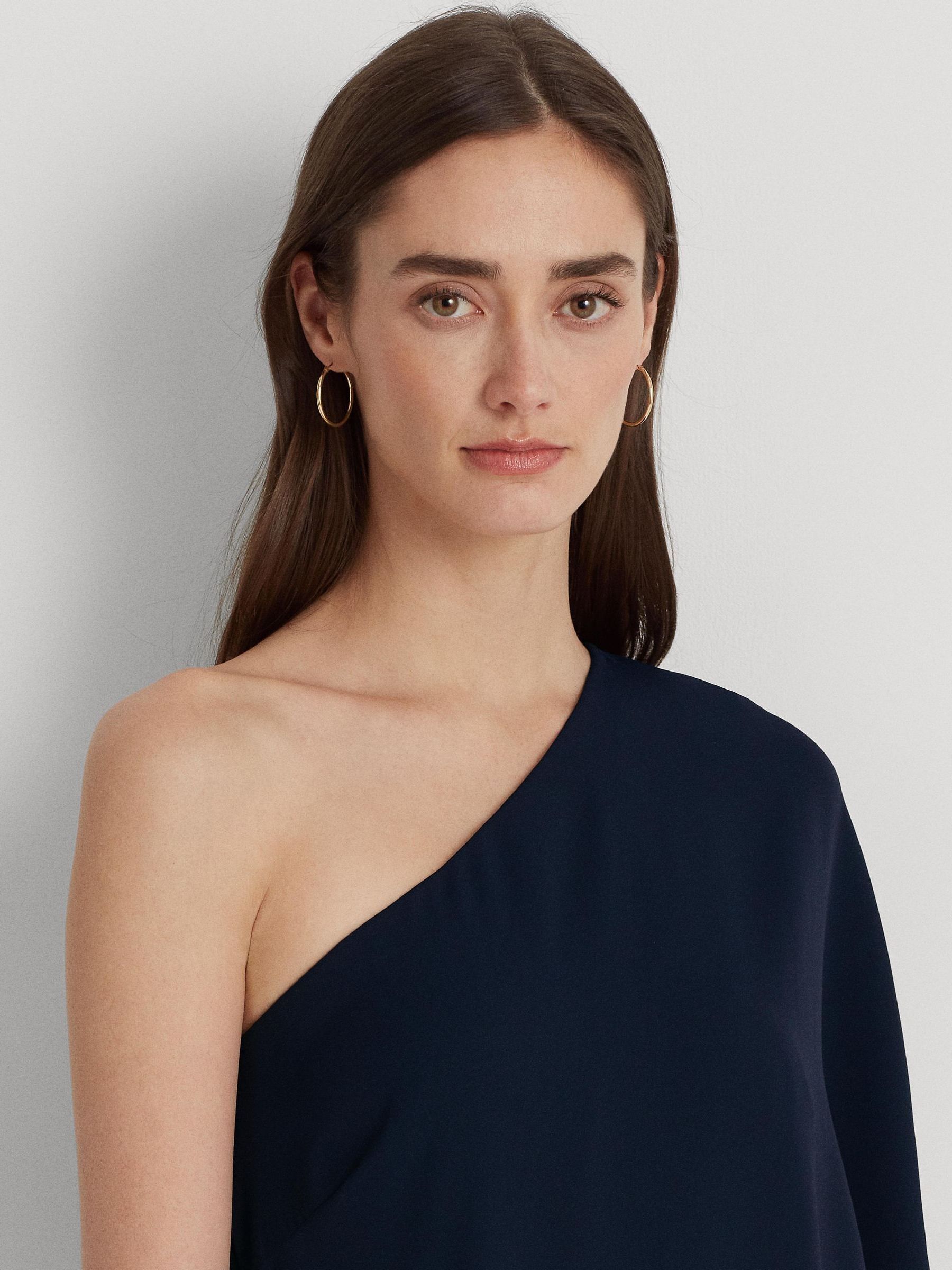 Buy Lauren Ralph Lauren April Cape One Shoulder Jumpsuit from Next Luxembourg