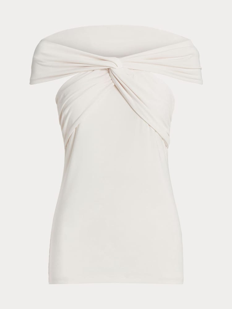 Lauren Ralph Lauren Jersey Airlya Off Shoulder Jumper - Image 9 of 9