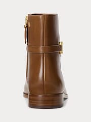 Lauren Ralph Lauren Briela Burnished Leather Boots - Image 3 of 4