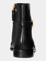 Lauren Ralph Lauren Briela Burnished Leather Boots - Image 3 of 4
