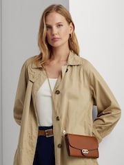 Коричневый - Lauren Ralph Lauren кожаная сумка с длинным ремешком Adair - Image 2 of 7