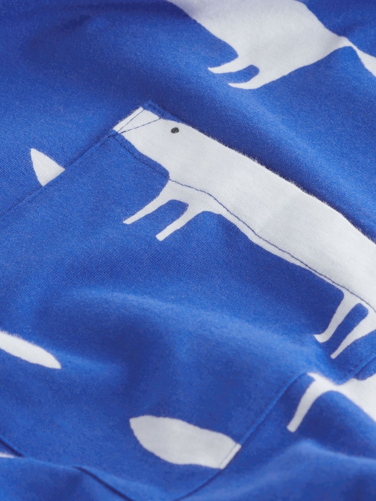 Cobalt Blue Mr Fox Scion Nightie - Image 7 of 7 Cobalt Blue Mr Fox Scion Nightie - Image 7 of 7