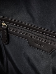 Reiss Khaki Drew Neoprene Zipped Backpack - Image 3 of 5