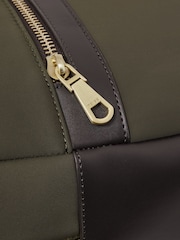Reiss Khaki Drew Neoprene Zipped Backpack - Image 5 of 5