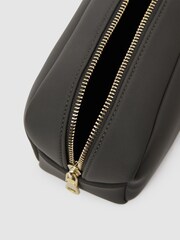 Reiss Khaki Carter Neoprene Wash Bag - Image 2 of 4
