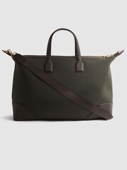 Reiss Khaki Elliot Neoprene Holdall - Image 4 of 6