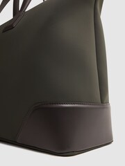 Reiss Khaki Elliot Neoprene Holdall - Image 5 of 6