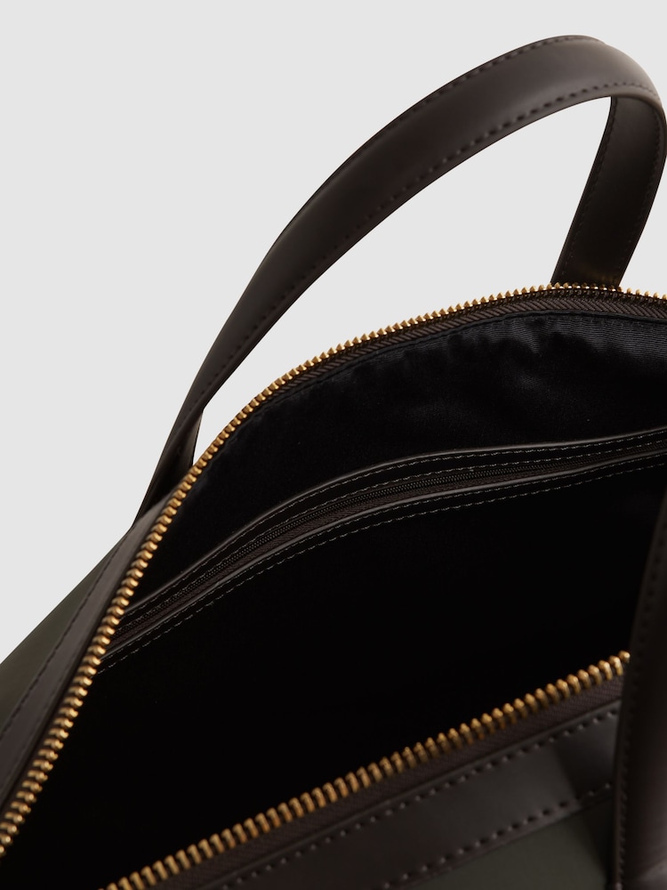 Reiss Khaki Elliot Neoprene Holdall - Image 6 of 6