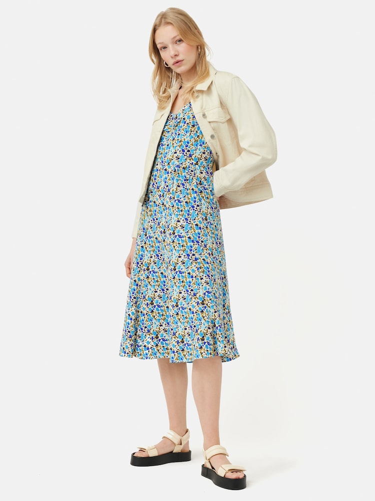 Jigsaw Cream Carnation Tea Dress - Image 2 of 7