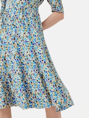 Jigsaw Cream Carnation Tea Dress - Image 3 of 7