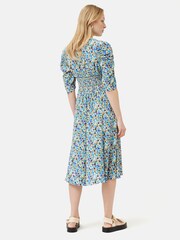 Jigsaw Cream Carnation Tea Dress - Image 5 of 7