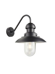 Gallery Home Black Rossland 1 Bulb Outdoor 395mm Wall Light - Image 1 of 1