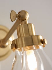 Gallery Home Satin Brass Kamlon 1 Bulb Bathroom Wall Light - Image 4 of 6