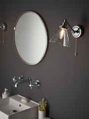 Gallery Home Chrome Kamlon 1 Bulb Bathroom Wall Light - Image 2 of 6