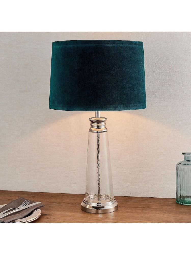 Gallery Home Teal Colborne Table Lamp - Image 1 of 7