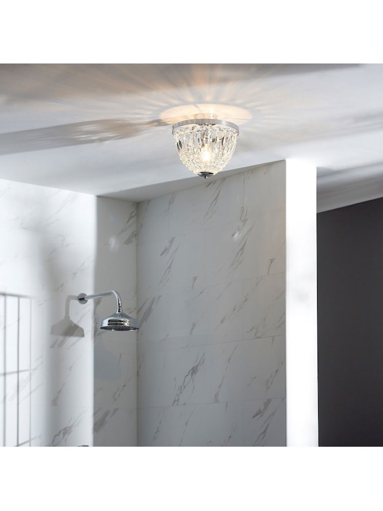 Gallery Home Chrome Brandon 1 Bulb Bathroom Ceiling Light - Image 2 of 7 Gallery Home Chrome Brandon 1 Bulb Bathroom Ceiling Light - Image 2 of 7