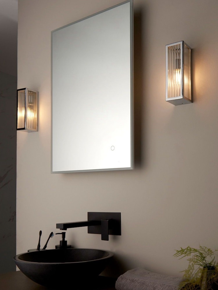Gallery Home Chrome Bancroft 1 Bulb Bathroom Wall Light - Image 1 of 5