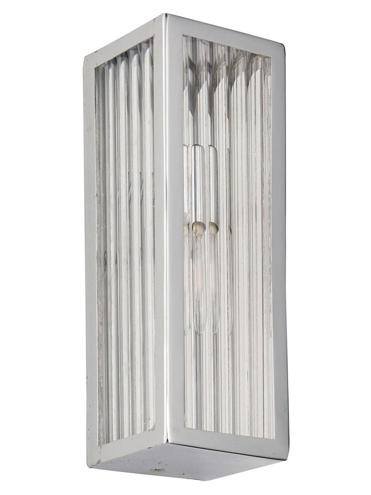 Gallery Home Chrome Bancroft 1 Bulb Bathroom Wall Light - Image 5 of 5