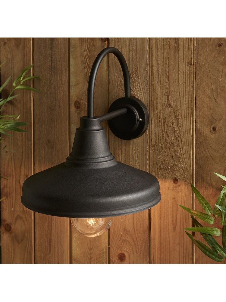 Gallery Home Black Kimmy 1 Bulb Outdoor Wall Light - Image 2 of 7