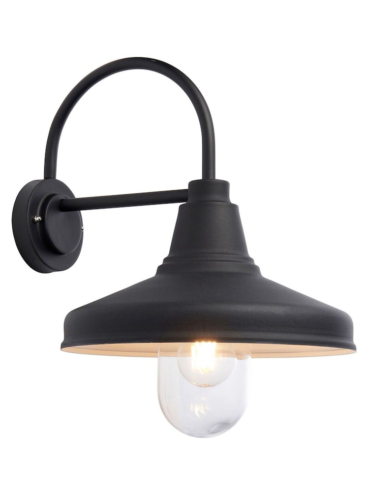 Gallery Home Black Kimmy 1 Bulb Outdoor Wall Light - Image 7 of 7