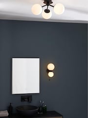 Gallery Home Black Kent 3 Bulb Bathroom Ceiling Light - Image 4 of 6