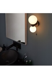 Gallery Home Black Kent 1 Bulb Bathroom Wall Light - Image 1 of 6