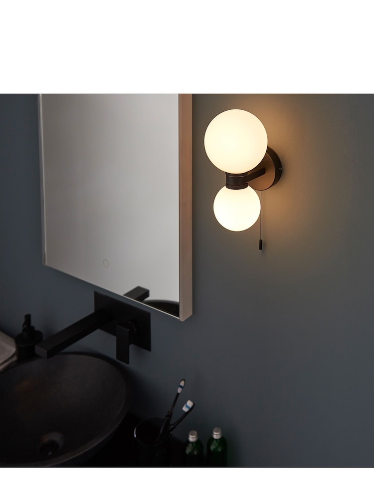 Gallery Home Black Kent 1 Bulb Bathroom Wall Light - Image 1 of 6 Gallery Home Black Kent 1 Bulb Bathroom Wall Light - Image 1 of 6