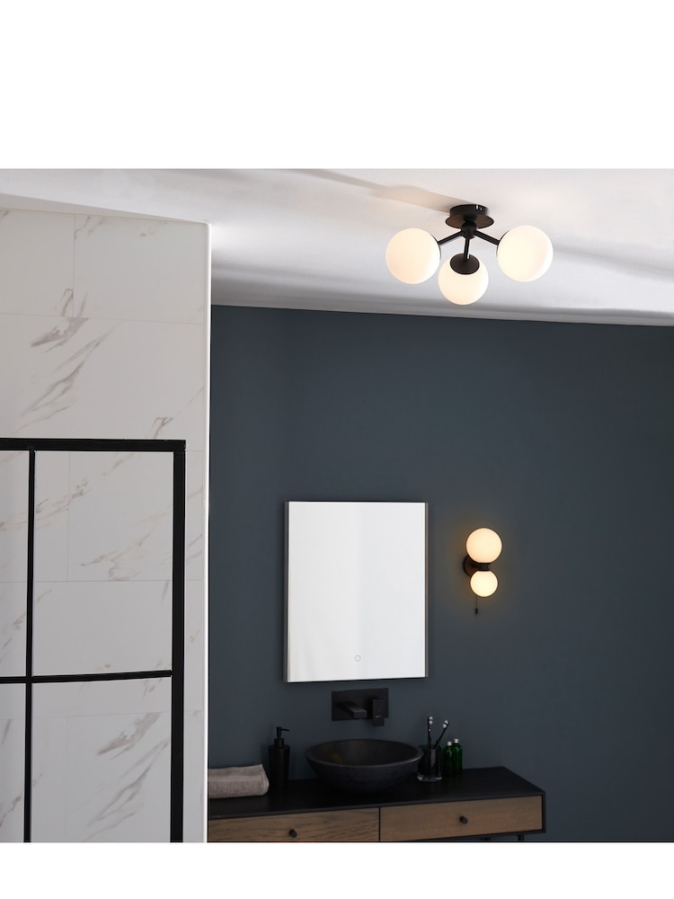 Gallery Home Black Kent 1 Bulb Bathroom Wall Light - Image 2 of 6 Gallery Home Black Kent 1 Bulb Bathroom Wall Light - Image 2 of 6