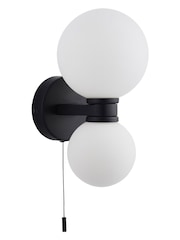 Gallery Home Black Kent 1 Bulb Bathroom Wall Light - Image 6 of 6