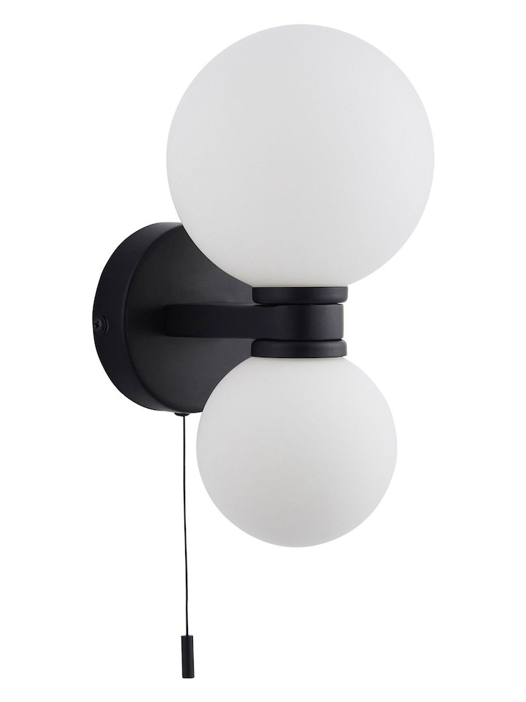 Gallery Home Black Kent 1 Bulb Bathroom Wall Light - Image 6 of 6